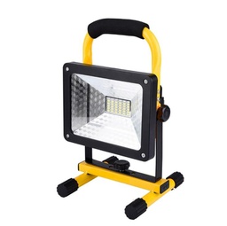 [SOLAR.TGD-005A-30W-B] SOLAR RECHARGEABLE LED FLOODLIGHT 30W 6500K 