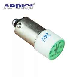 [APDIQI.B28.E10.LED.24V.G] B28 E10 LED 24V Green