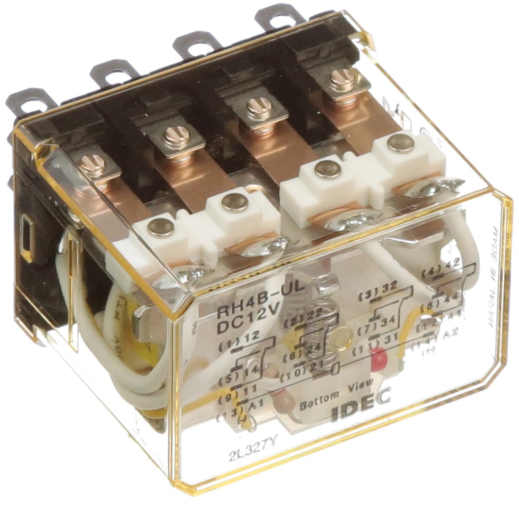 Rel&egrave; IDEC RH2B-UL DC24V &ndash; 10 Contatti &ndash; Nuovo (Aperto O Seconda Scelta)
